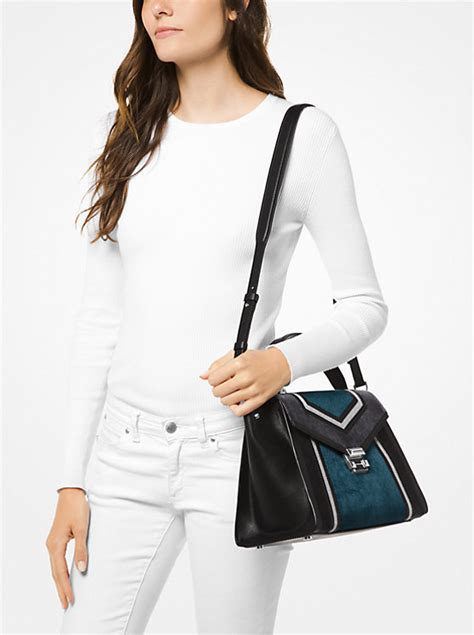 michael kors whitney velvet|Whitney Large Tri.